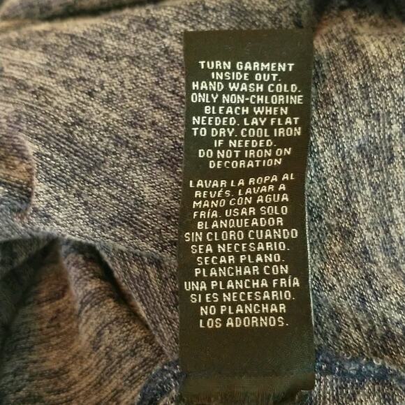 Zac and Rachel Sweatshirt Women's Sz L Blue Sdjustable Sleeve Pullover - Picture 10 of 11